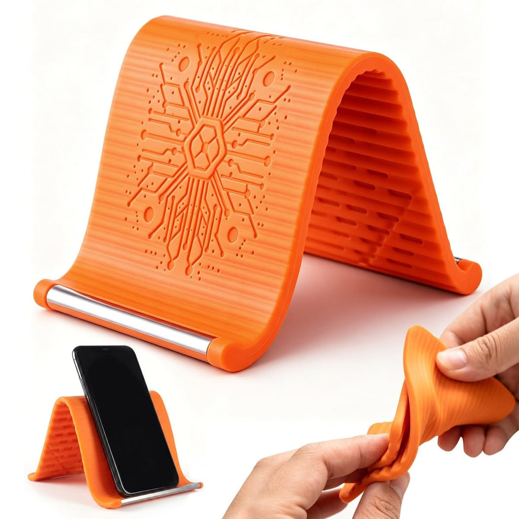 Foldable Silicone Phone Stand (Pack of 1)