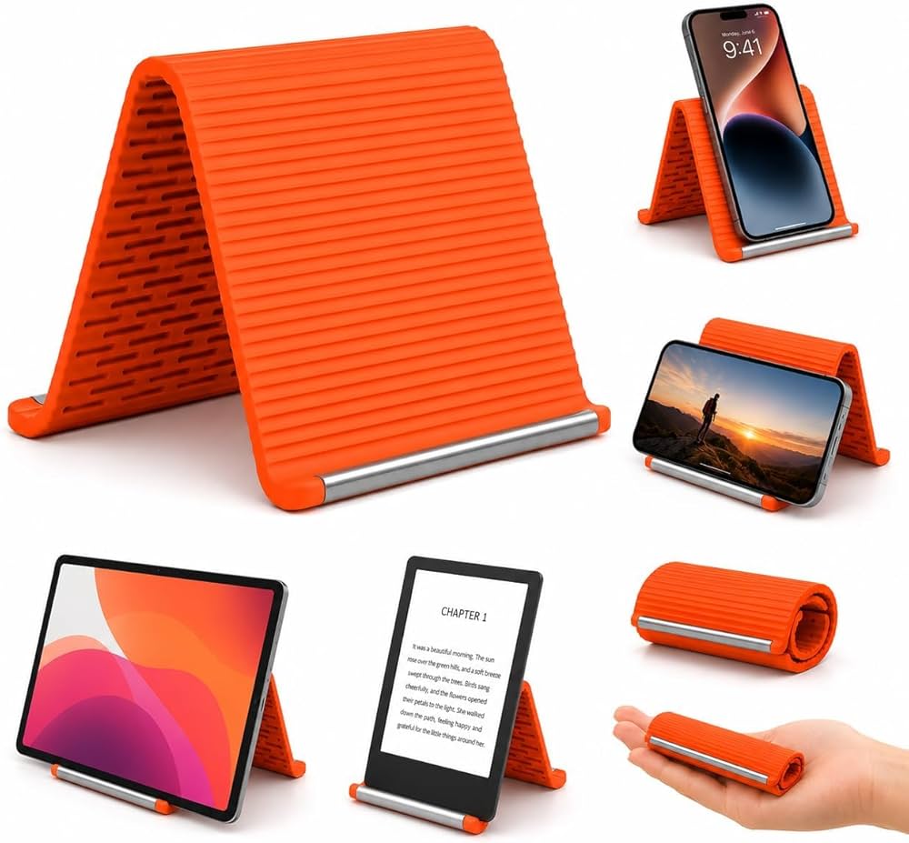 Foldable Silicone Phone Stand (Pack of 1)