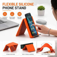 Foldable Silicone Phone Stand (Pack of 1)